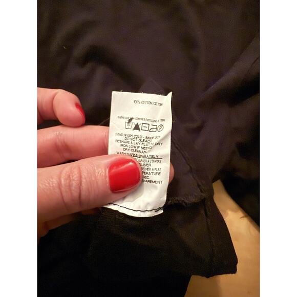 The Range NYC Balloon Long Sleeve Crop Tee Black Revolve XS - Picture 4 of 5